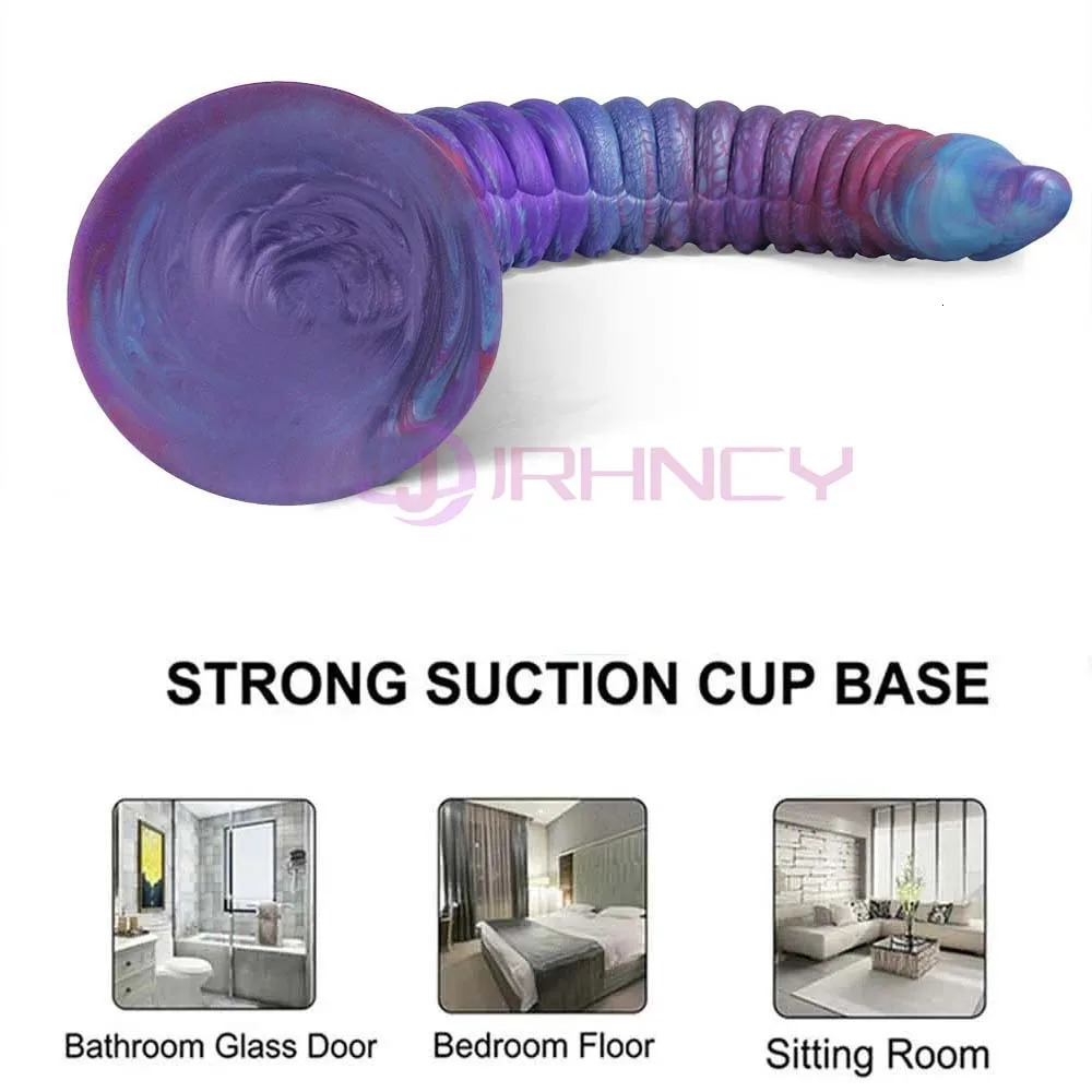 Luminous Anal Plug 56cm Long Butt Plug Silicone Anal Dildos With Suction Cup Octopus Tentacles Anal Xxxl Plug Prostate Massage 240129