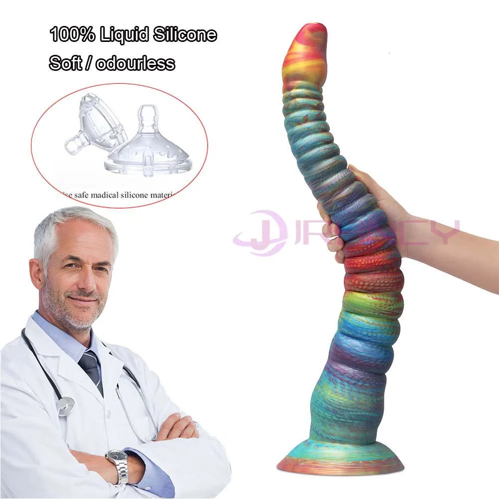 Luminous Anal Plug 56cm Long Butt Plug Silicone Anal Dildos With Suction Cup Octopus Tentacles Anal Xxxl Plug Prostate Massage 240129