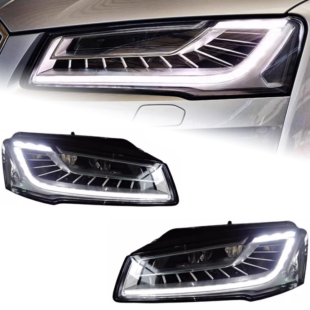 Car Headlight for Audi A8 Headlights 2011-20 17 A8L LED Head Lamp DRL Head Lamp Front light Assembly