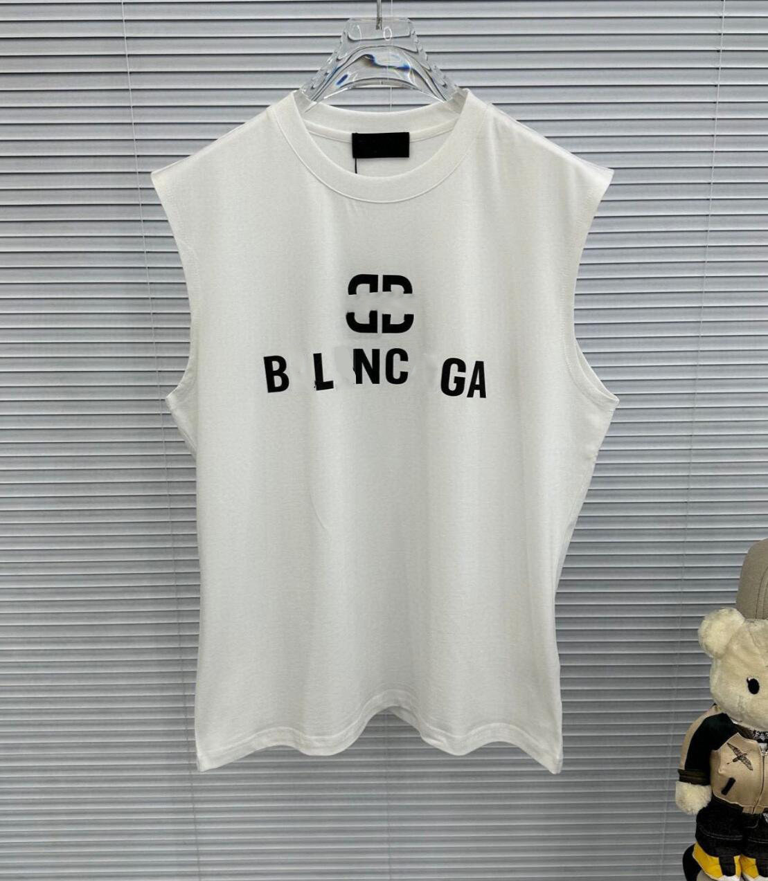 bb Men Tank Tops Sleeveless Shirt Polyester Mesh Material Quick Dry Breathable Men Workout Fitness Basketball Top Tee baleniaga balenciagalies balenciagac UELD