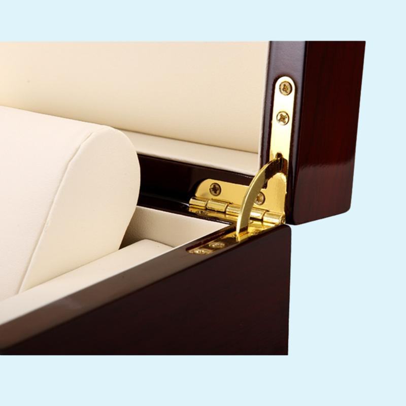 Luxury Wrist Watch Box Handmade Wooden Case Jewelry Gift Box Storage Container Professional Holder Organizer Watches Display