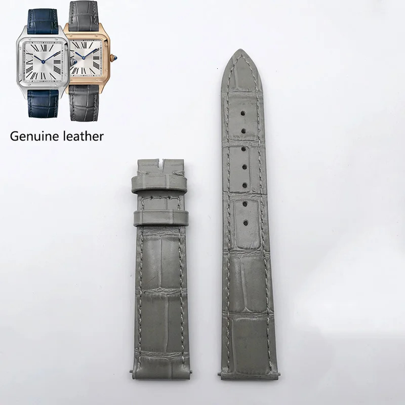 Watch strap genuine leather suitable for Sandoz tank London durable breathable high-grade watch strap15mm18mm20mm240125