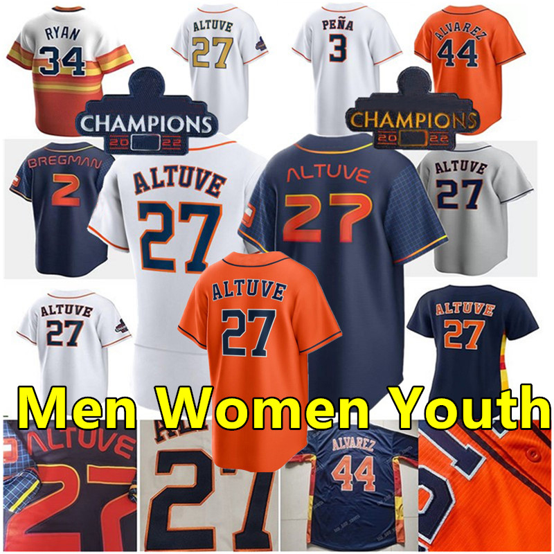 2024 Custom Jose Altuve Jersey Alex Bregman Navy City Connect Jeremy Pena Yordan Alvarez Nolan Ryan Kyle Tucker Men Women Youth Baseball