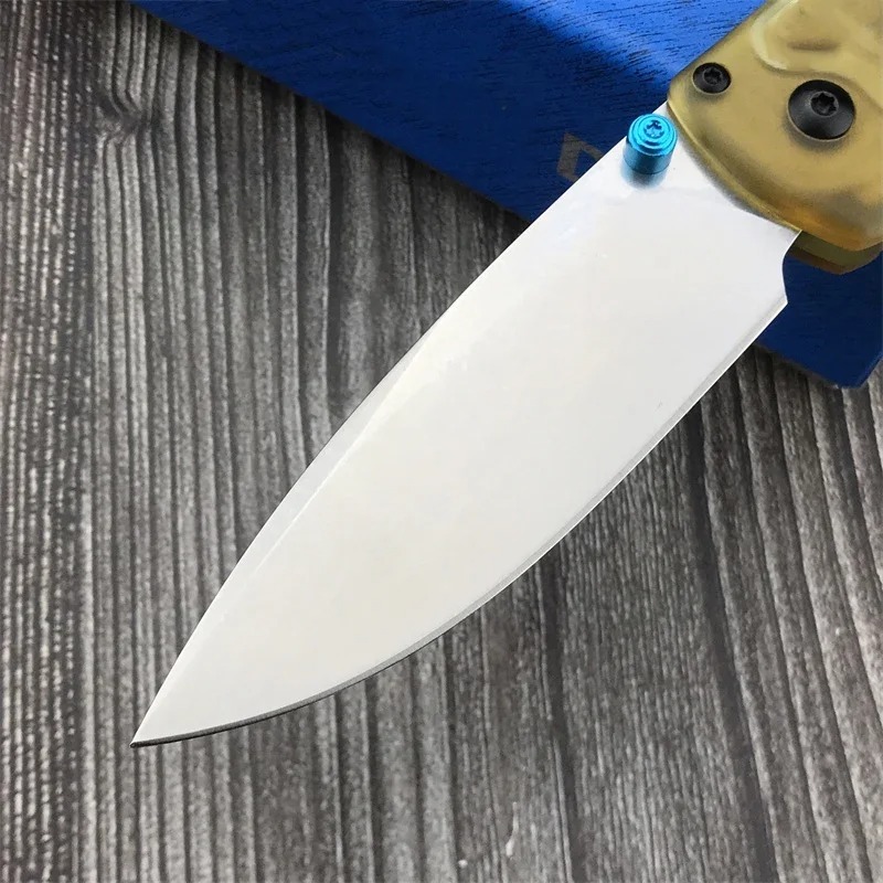 2 Model 535 Bugout Pocket Folding Knife D2 Blade PEI Handle Outdoor Hunting Bailout Tactical Defense Survival Knives BM 940 9400 15080 3300 Tools