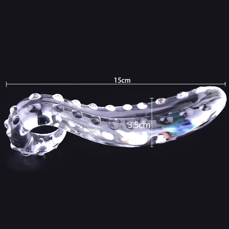 Crystal Glass Dildos Masturbator Realistic Dildo Penis Female Large G-spot Anal Toys Butt Plug Adult Sex toys for Woman Girls 240129