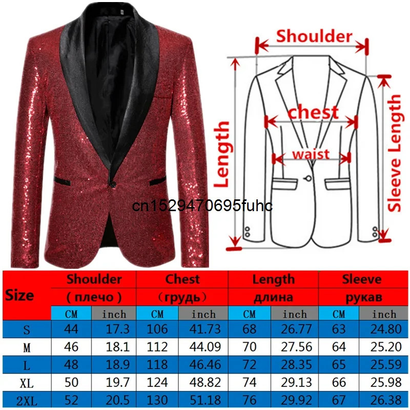 Shiny Gold Sequin Glitter Embellished Blazer Jacket Men Nightclub Prom Suit Coats Mens Costume Homme Stage Clothes For singers 240126