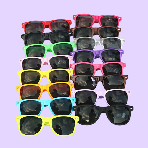 20pcs Whole classic plastic sunglasses retro vintage square sun glasses for women men adults kids children multi colors