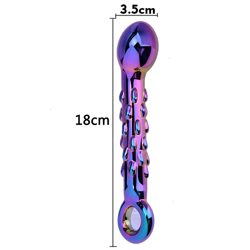 Crystal Glass Dildos Masturbator Realistic Dildo Penis Female Large G-spot Anal Toys Butt Plug Adult Sex toys for Woman Girls 240129