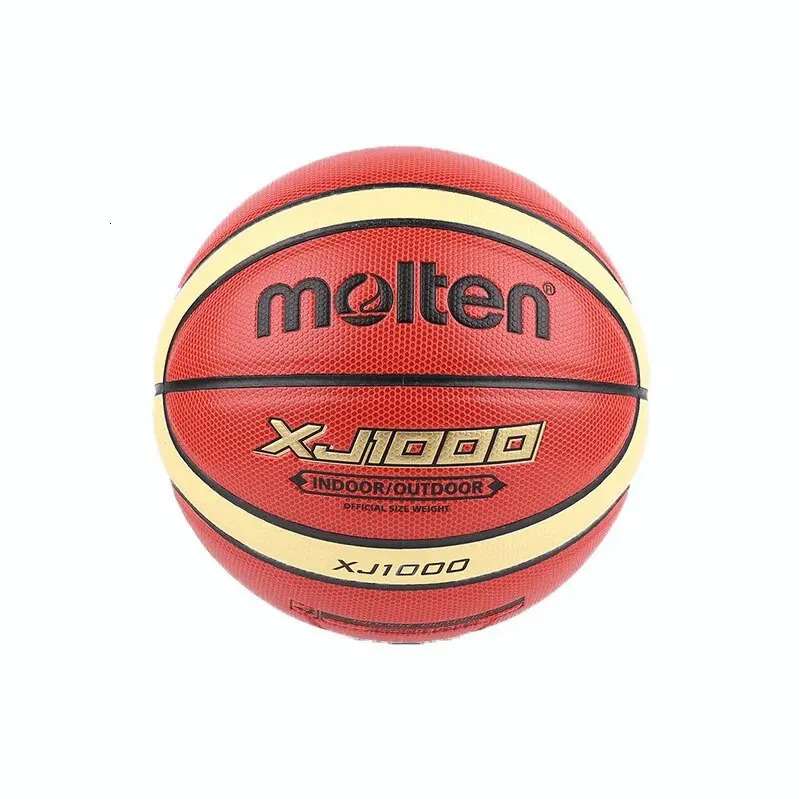 Molten XJ1000 Basketball Ball Size 7/6/5 PU Leather Material for Outdoor Indoor Match Training Men Women Teenager Baloncesto240129