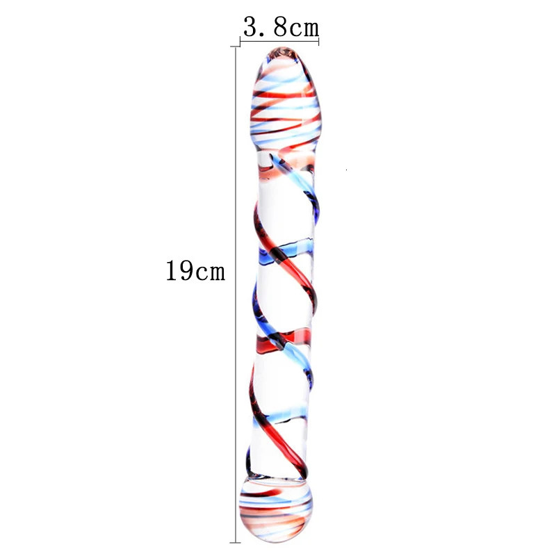 Crystal Glass Dildos Masturbator Realistic Dildo Penis Female Large G-spot Anal Toys Butt Plug Adult Sex toys for Woman Girls 240129