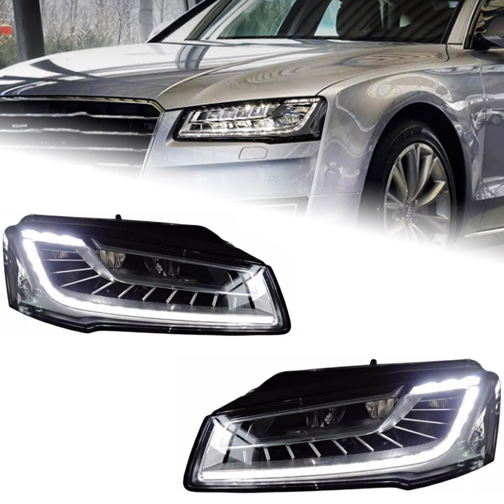 Car Headlight for Audi A8 Headlights 2011-20 17 A8L LED Head Lamp DRL Head Lamp Front light Assembly