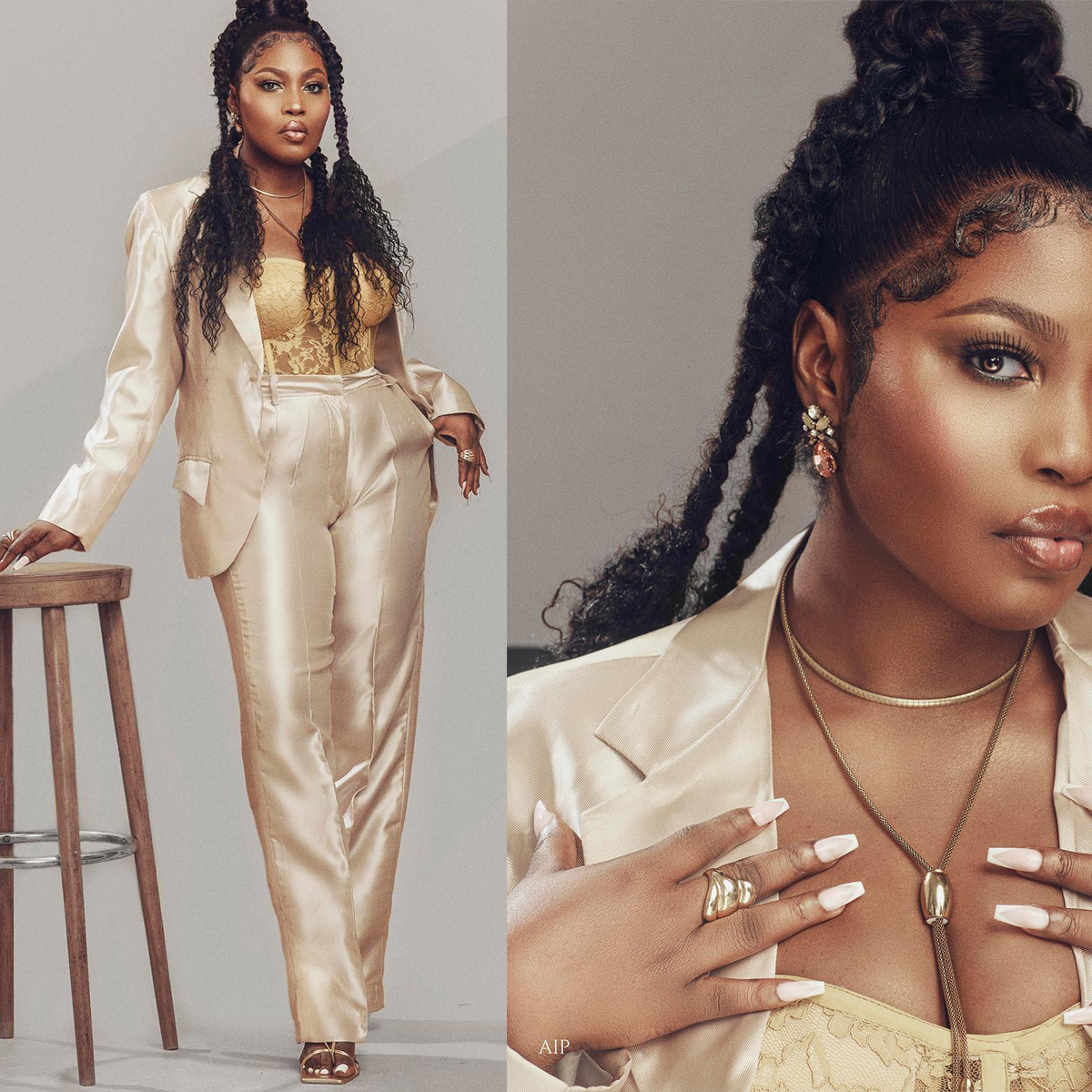 Champagne Satin Women Pants Suits 2 Pieces Mother Of Bride Blazer Tuxedos Custom Made Colorful Blazer Sets