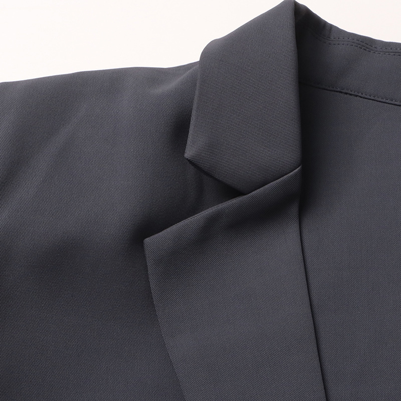 20009 XL 2024 Spring Autumn Milan Runway Coat Jackets Long Sleeve Lapel Neck Gray Black High Quality Button Fashion Womens Clothes oufanm