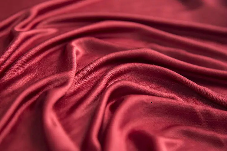 SuyaDream Women Basic Shirt Real Silk T shirts Solid Long sleeved O neck Healthy TOP Autumn Winter Wine 240118Z