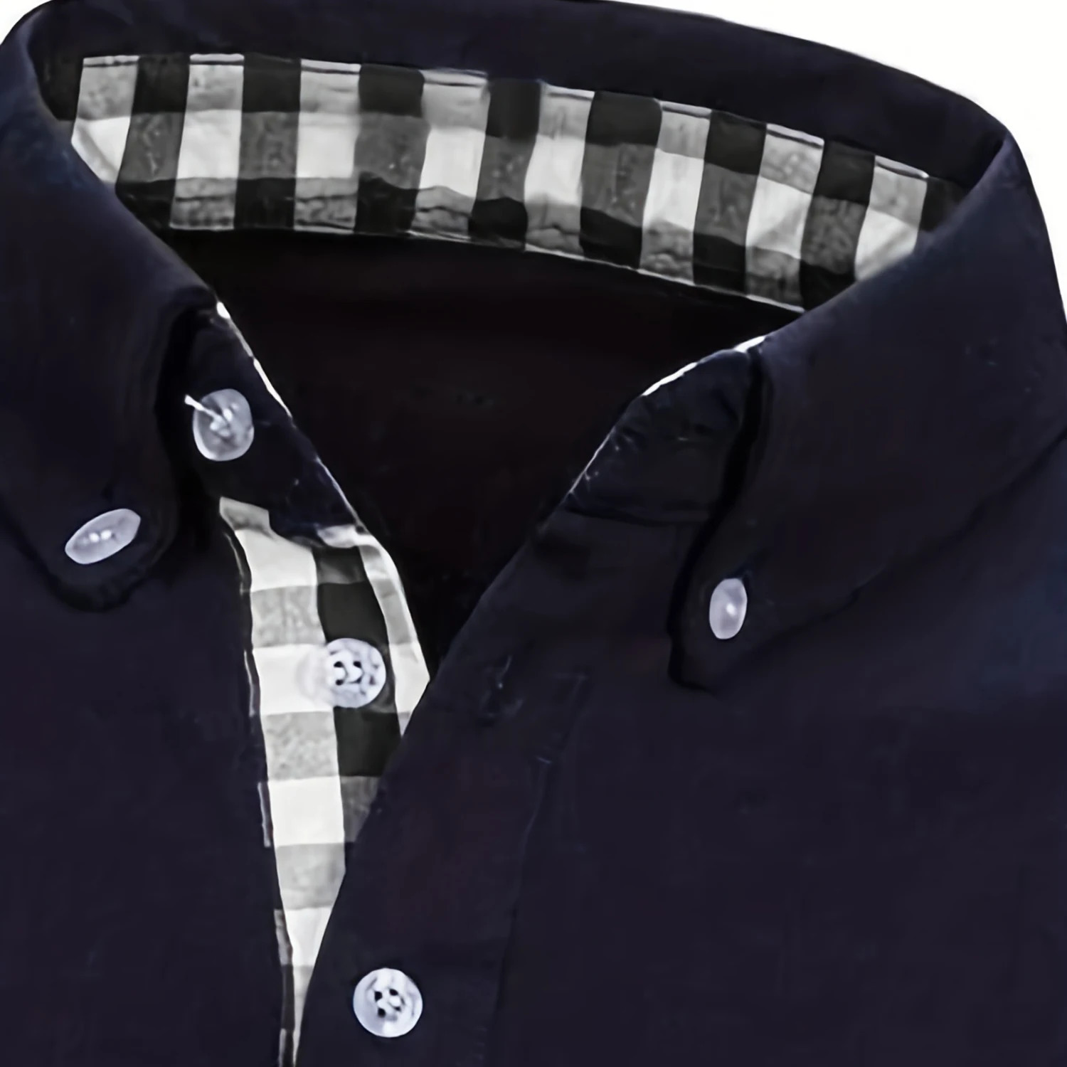 2023 Autumn Fashion Men's Long Sleeve Solid Color Classic Polo Shirt Casual Business Patchwork Plaid Collared Shirts for Men 240119