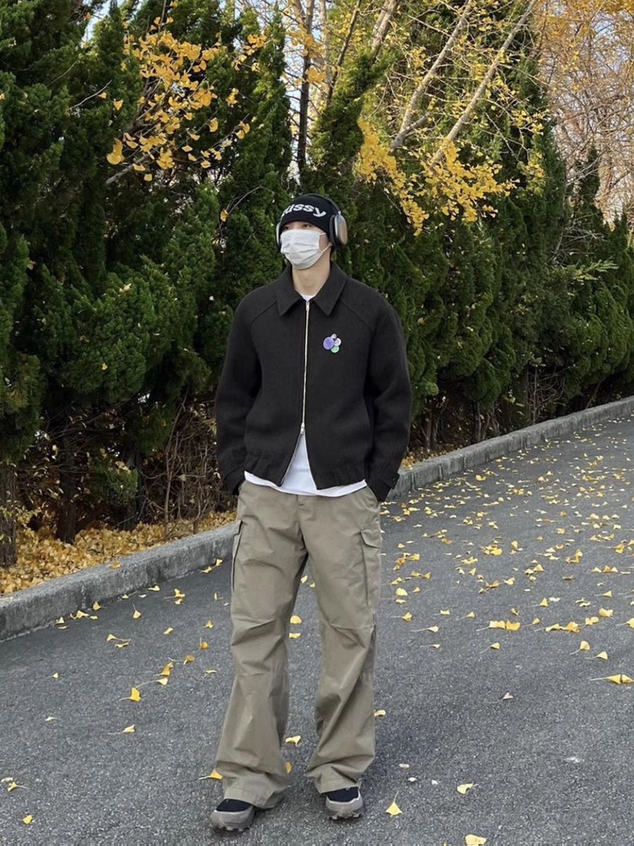 Original Our legacy Pants Casual Pants straight casual loose pants Men Pocket Cargo Pants Loose Multi Pocket Workwear Pants