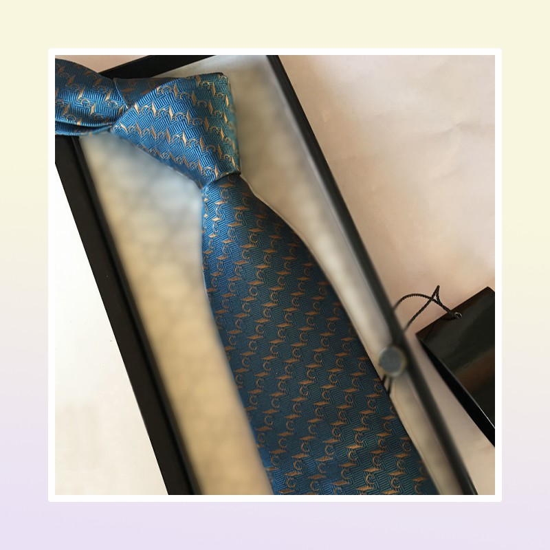 Mens Designer Ties Necktie Letter G Stripes Plaid Fashion Luxury Business Leisure Silk Tie Cravat with box sapeee