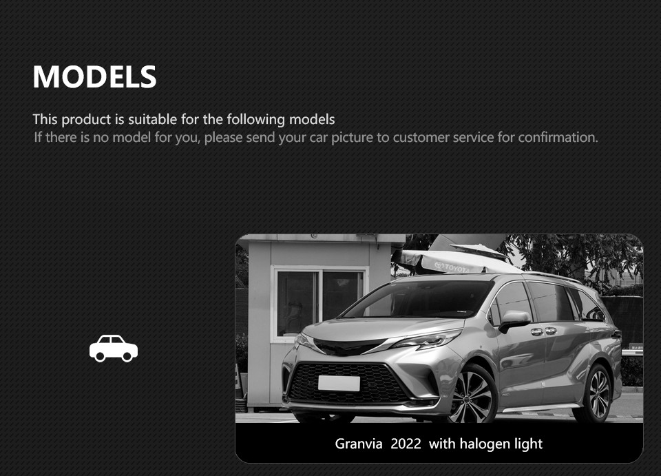 LED Head Light for Toyota Sienna Daytime Running Headlight 2021-2022 DRL Turn Signal High Beam Projector Lens