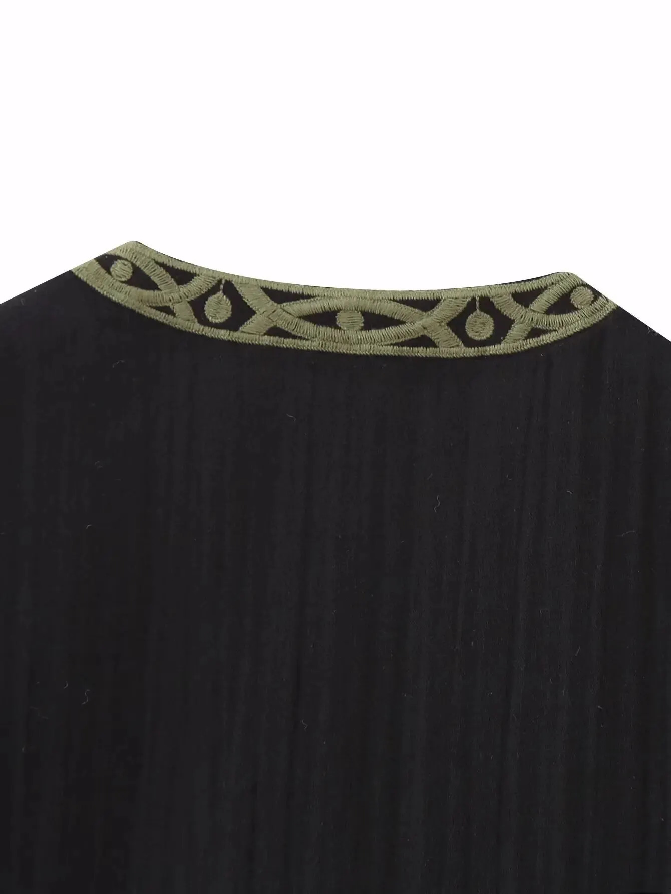 Women Vintage O Neck Flower Embroidery Short Vest Jacket Ladies Sleeveless Casual Cardigan WaistCoat Crop Tops CT5359 240123