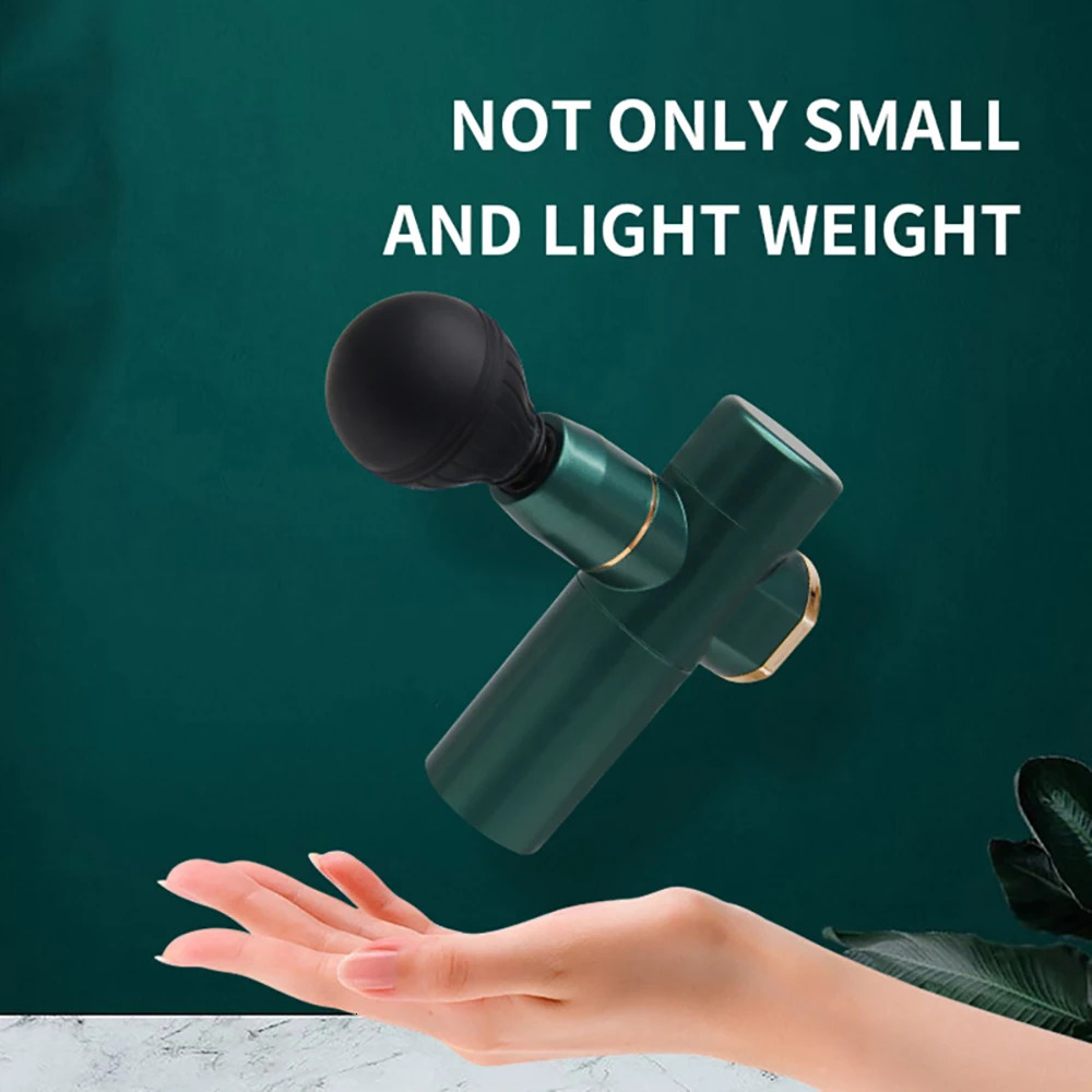 LCD Multi Style Electric Fascia Gun Slimming Relaxation Neck Back Foot Shoulder Percussion Mini Massager 240124