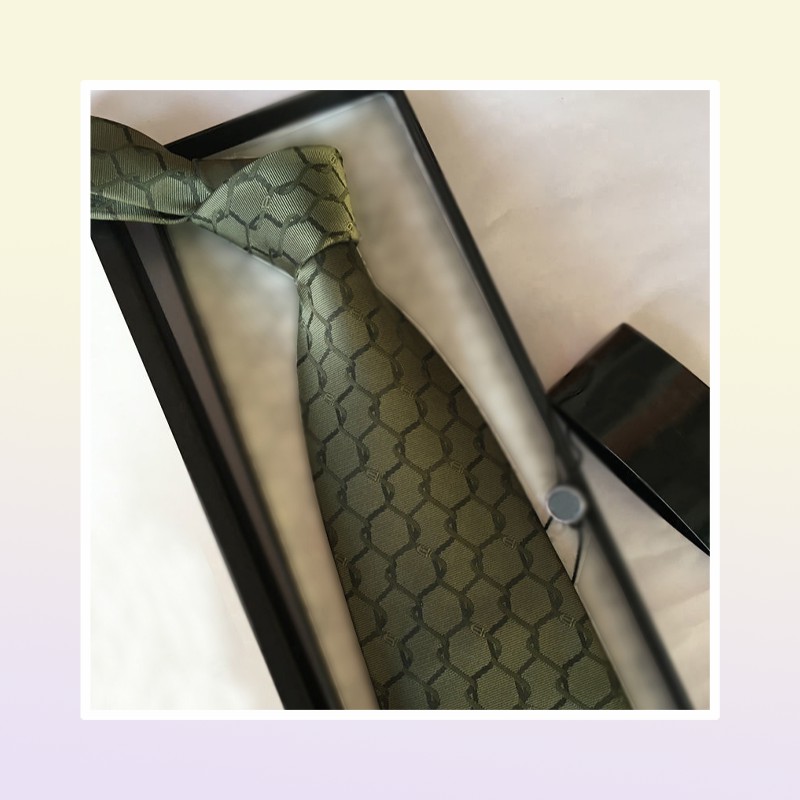 Mens Designer Ties Necktie Letter G Stripes Plaid Fashion Luxury Business Leisure Silk Tie Cravat with box sapeee