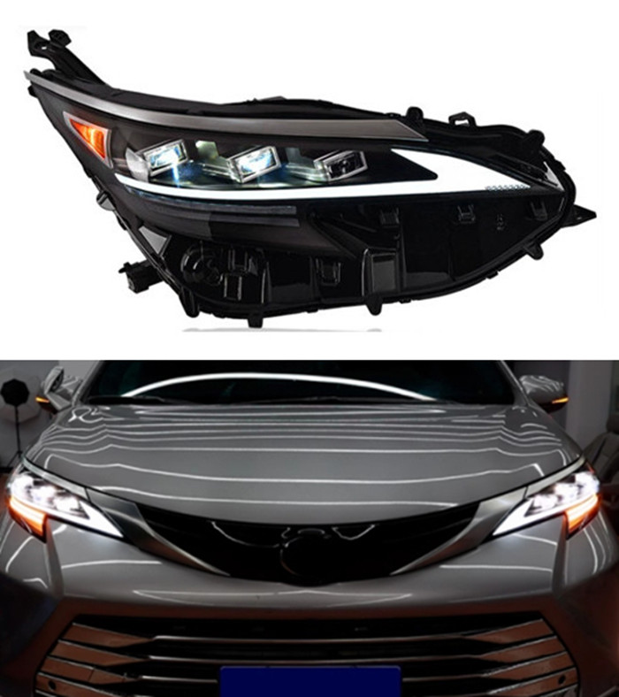 LED Head Light for Toyota Sienna Daytime Running Headlight 2021-2022 DRL Turn Signal High Beam Projector Lens