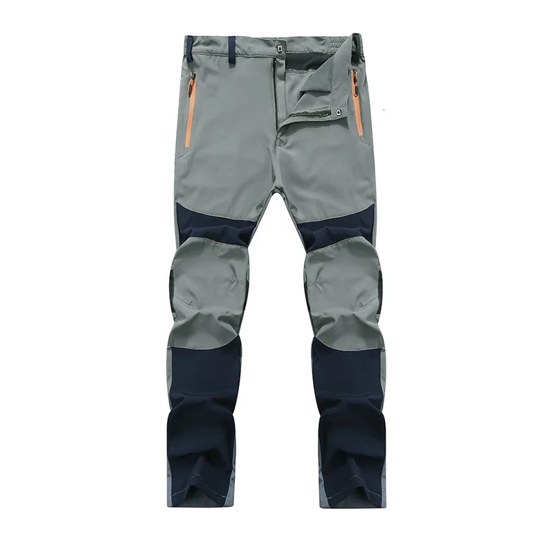 Men Hiking Camping Pants Wear Resistant Quick Dry Anti UV Pant Waterproof Elastic Trousers Climbing Trekking Summer 240127