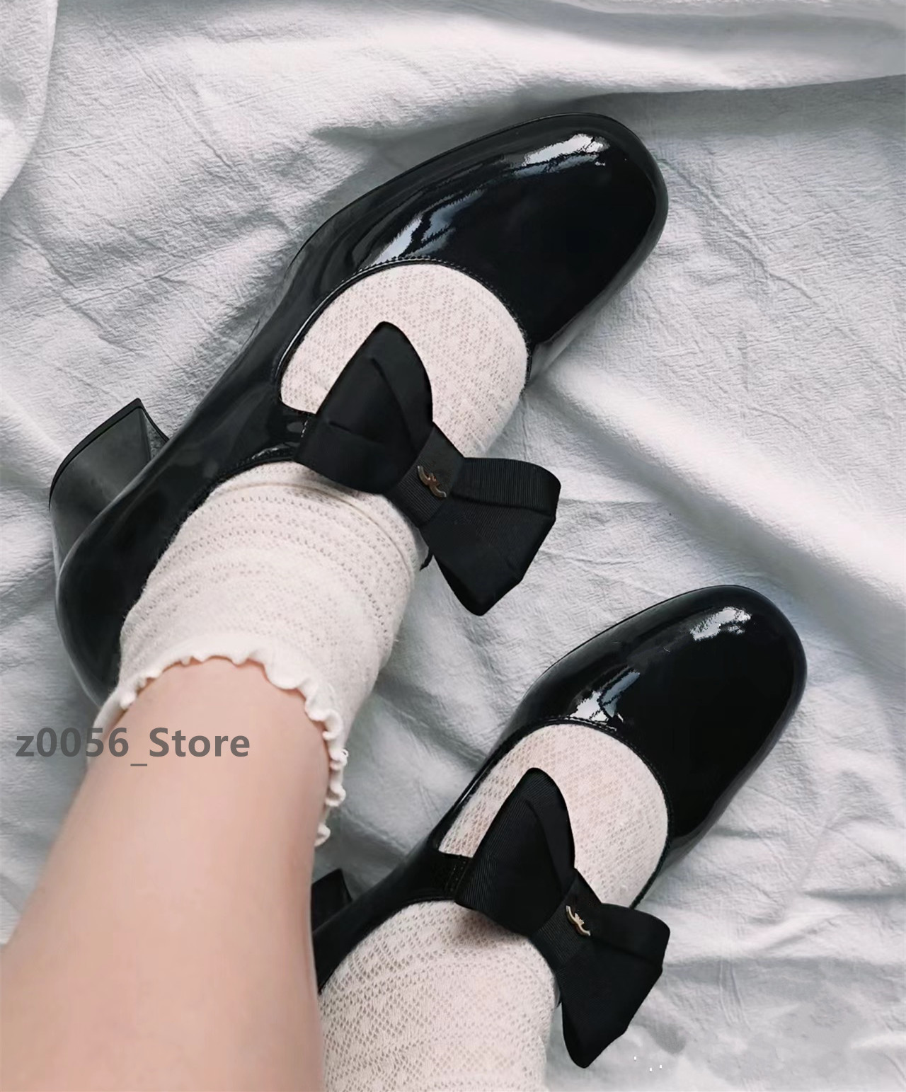 2024 Spring Luxury designer Women Pumps Shoes Fashion yls Elegant Shallow Thick High Heel Shoes Ladies Comfort Party Dress Mary Jane Shoes mius