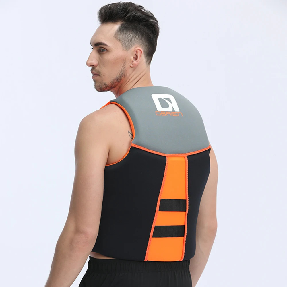 Kayak Life Vest Adults Surf Jacket Jet Ski Motorboats Wakeboard Raft For Boats Fishing Swimming Drifting Water Rescue 240127