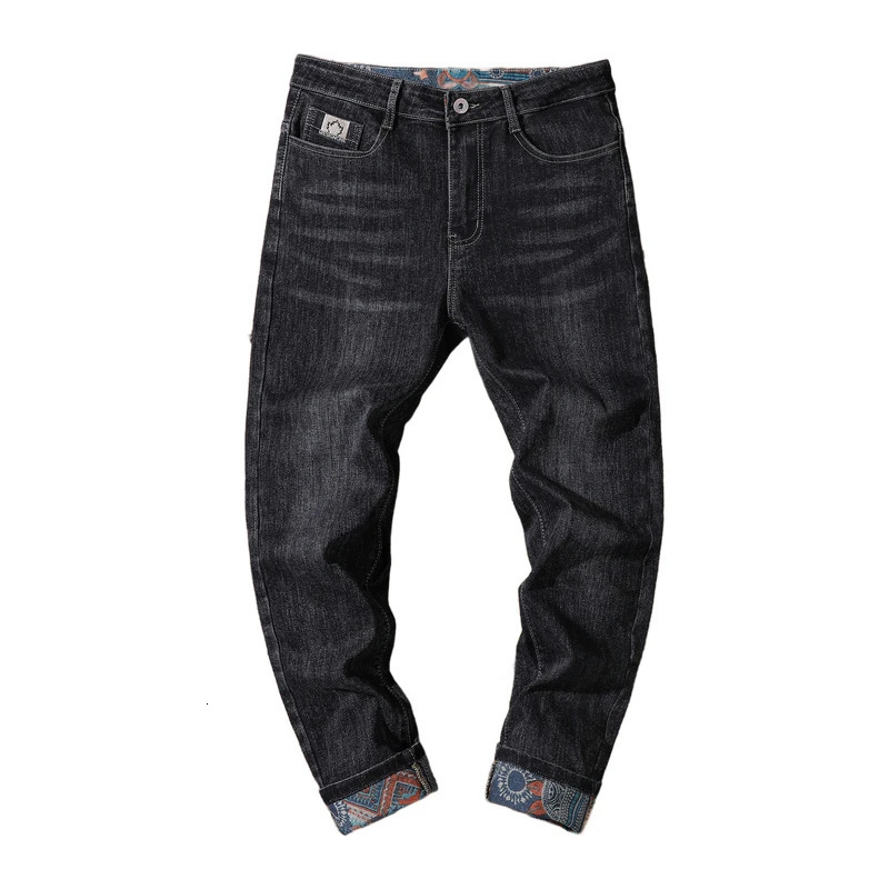 Classic and Versatile Men's StraightLeg Jeans for Autumn Business and Casual Wear 240124