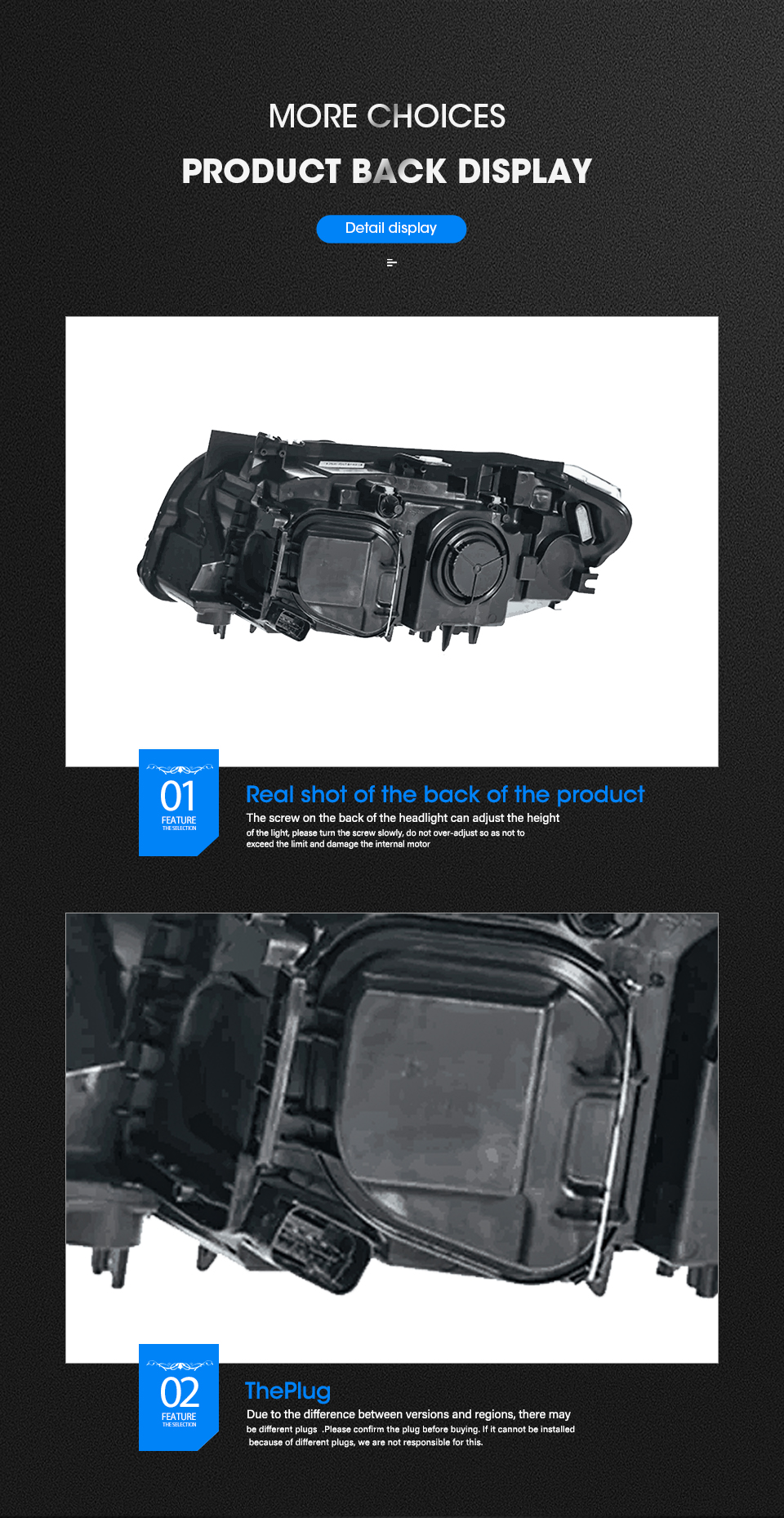 Car Headlight For BMW X1 E84 2011-20 15 Upgrade Bifocal Lens Headlights Assembly Competition Style Exterior Accessories