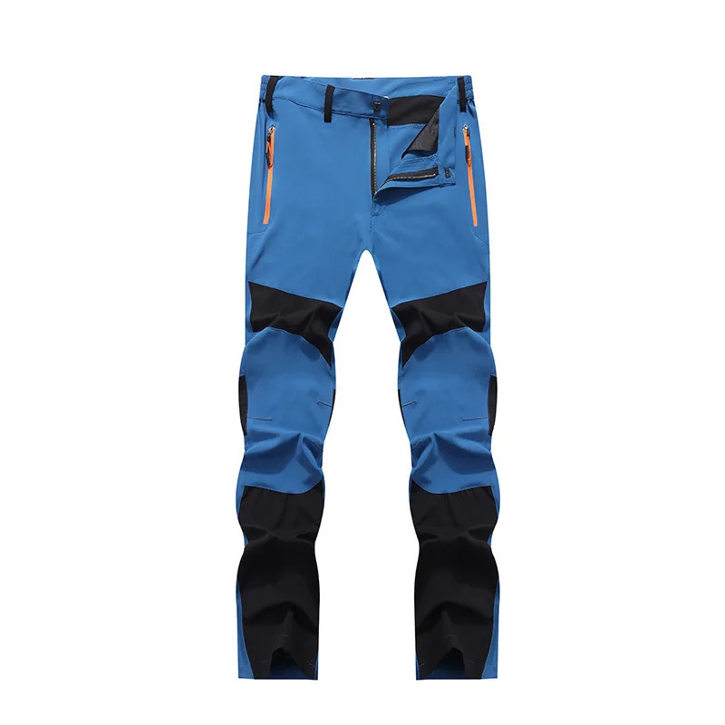 Men Hiking Camping Pants Wear Resistant Quick Dry Anti UV Pant Waterproof Elastic Trousers Climbing Trekking Summer 240127
