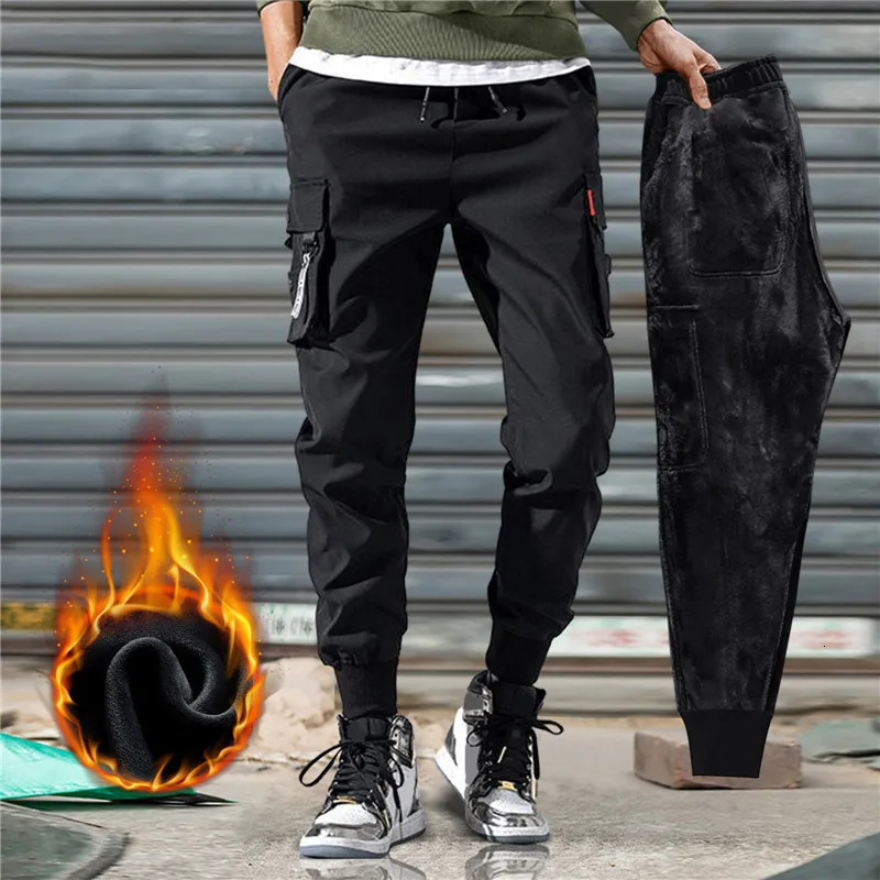 Sweatpants Men Camouflage Elasticity Military Cargo Pants Drawstring Multi Pockets Bottoms Casual Jogger Trousers 240126