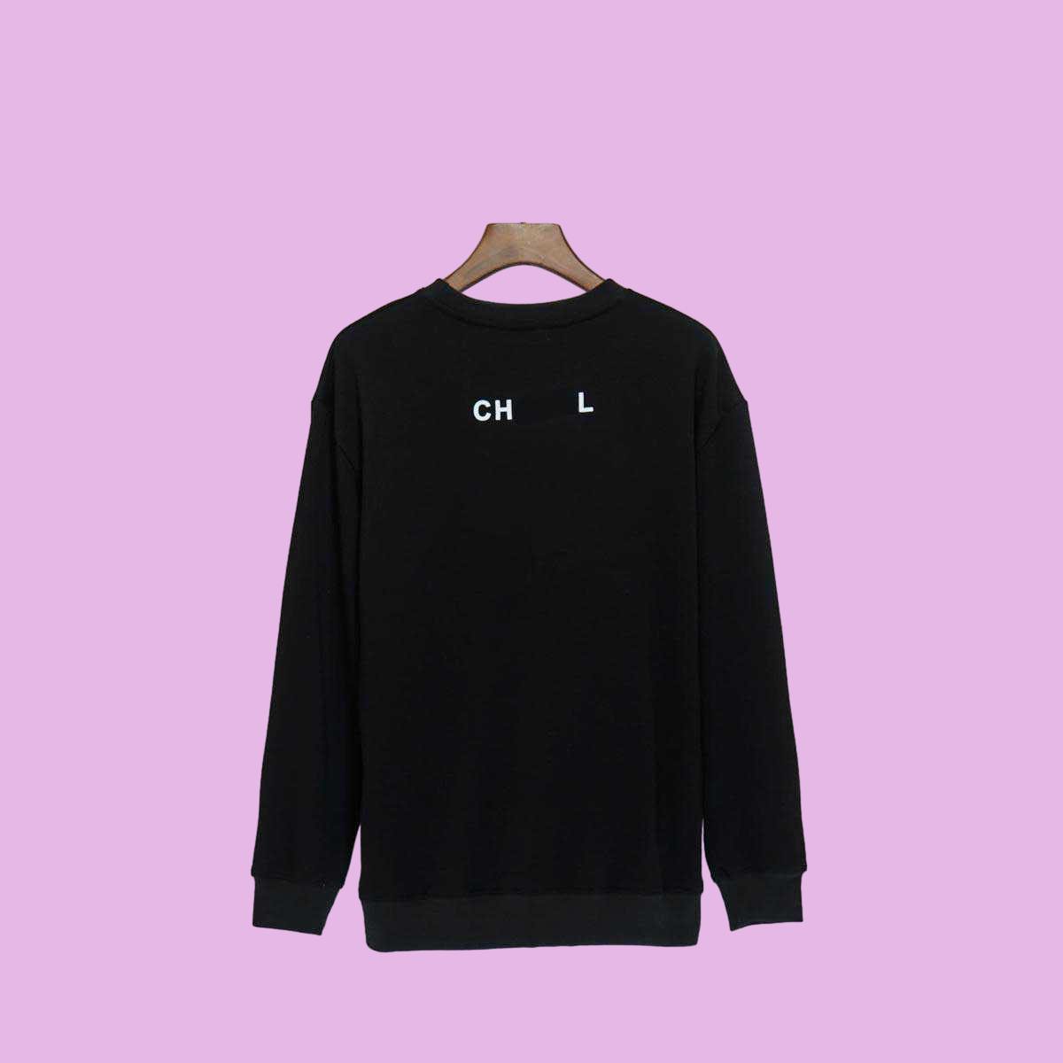 Designer Luxury Sweatshirts Sweater Autumn And Winter Mens Womens Chest Big Pattern Printed Loose Cotton Round Neck Coat