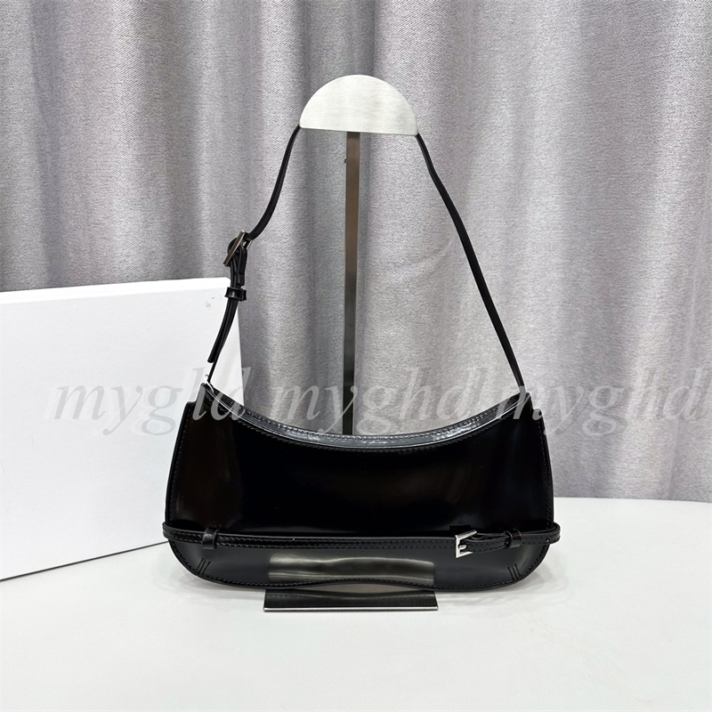 Women Underarm Bag Belt Buckle Shoulder Bag Crossbody Adjustable Strap 27x11x3cm With Box 25869