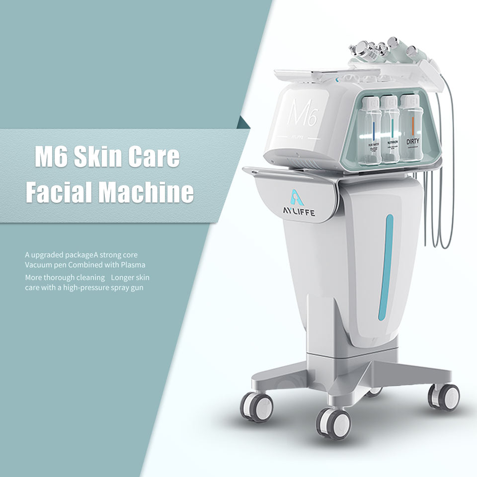 Professional Microdermabrasion 6 In 1 Deep Nourishment Shrink Pore Face Lifting Skin Care Cleaning Acne Removal Anti-Aging Beauty Beauty Machine