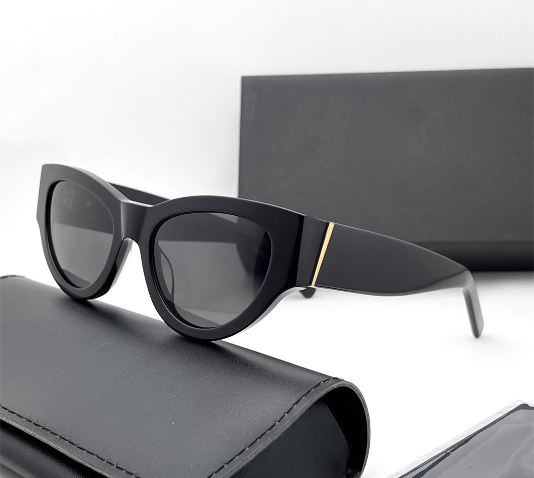 Fashion designer M94 sunglasses for women vintage glamorous cat eye frame sun glasses summer avant-garde trend style top quality Anti-Ultraviolet come with box
