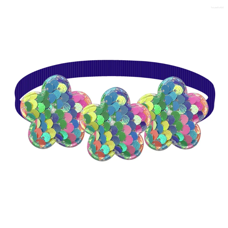 Dog Apparel 50/100Pcs Flowers Bow Tie Flower Pet Collar Small Dogs Accessories Cat Bowties Grooming Products