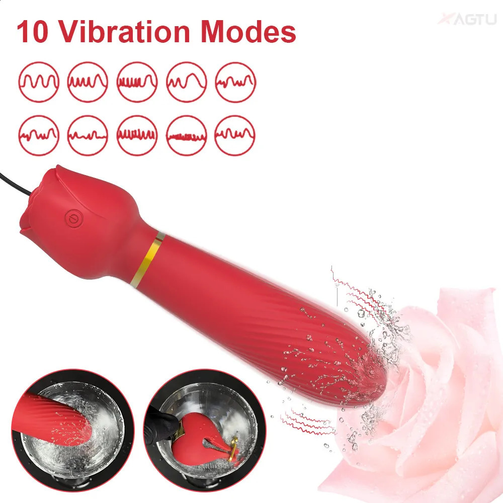 10 Frequency Nipple Clamps Vibrator for Women Clitoral Clip Breast Stimulator G Spot Massager Masturbator Adult Goods Sex Toys 240129