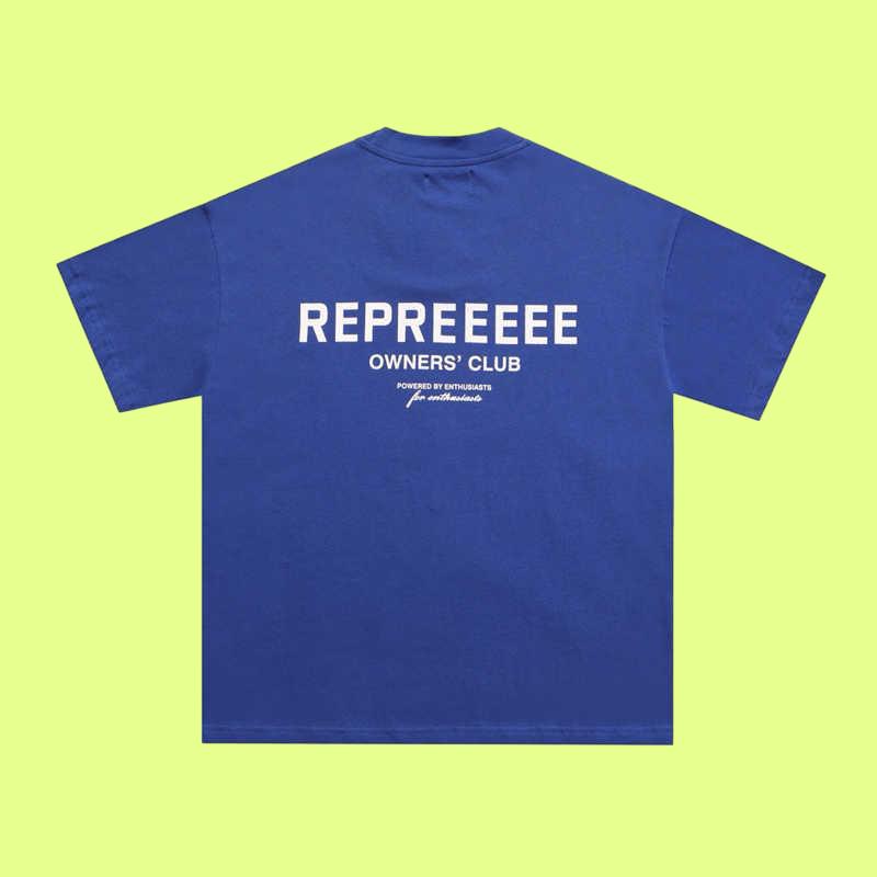 OWNER CLUB Printed Men039s TShirts Tee Fashion Man Women VINTAGE BLUE Tshirt Summer Hip Hop Highstreet