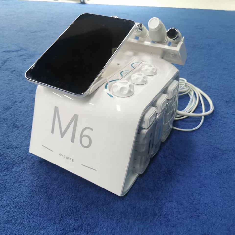 Professional Microdermabrasion 6 In 1 Deep Nourishment Shrink Pore Face Lifting Skin Care Cleaning Acne Removal Anti-Aging Beauty Beauty Machine