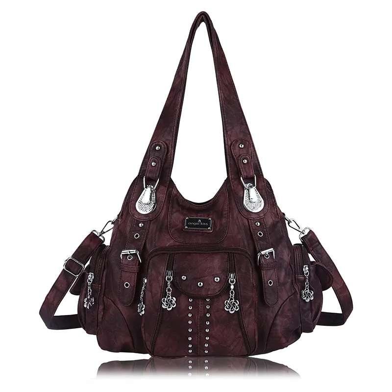 Black hobos Vintage Shoulder Crossbody Bags Genuine Leather Small Women Lady Handbags Chains urious Designer Phone Wallet Cross Body Cover Bag Top tot