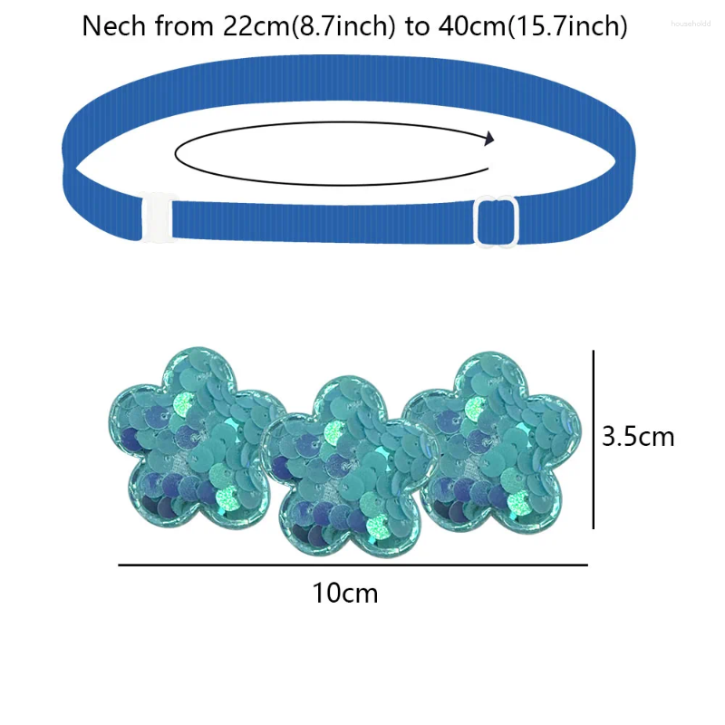 Dog Apparel 50/100Pcs Flowers Bow Tie Flower Pet Collar Small Dogs Accessories Cat Bowties Grooming Products