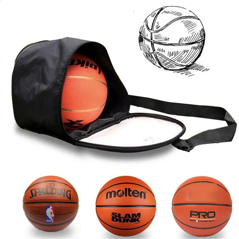 Sports Ball Bag Basketball Backpack Shoulder Soccer Bags Training Equipment Volleyball Exercise Fitness 240127