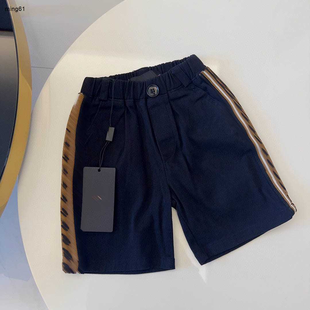 Brand kids T-shirts summer boys girls tracksuits Size 100-150 baby short sleeves and Grid letter printed shorts Jan20