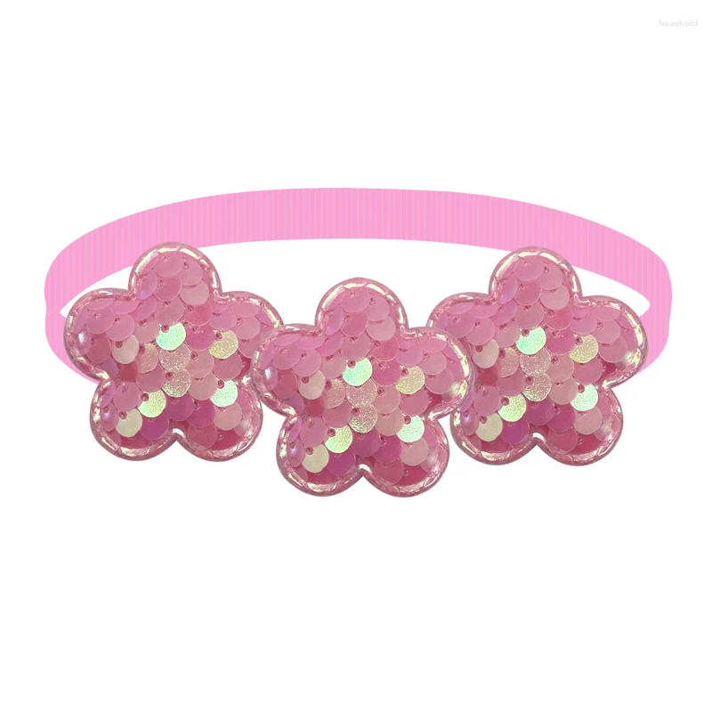 Dog Apparel 50/100Pcs Flowers Bow Tie Flower Pet Collar Small Dogs Accessories Cat Bowties Grooming Products