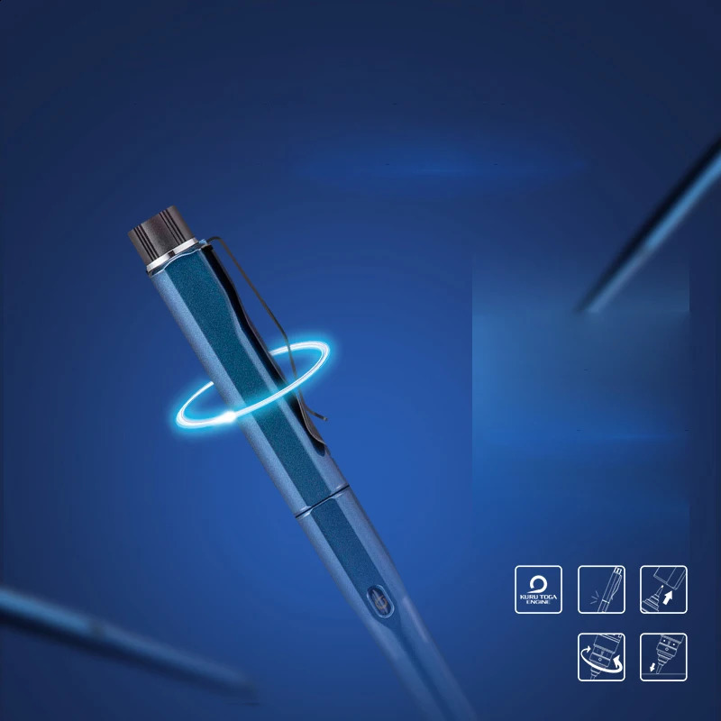 Japan Uni Kuru Toga DIVE Spin Mechanical Pencil M5-5000 Automatic Core/lead Self-revolving 0.5mm Advanced Drawing Art Stationery 240118