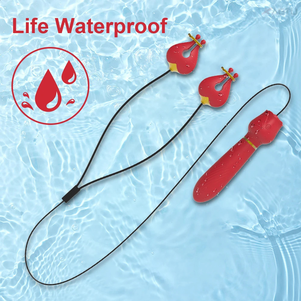 10 Frequency Nipple Clamps Vibrator for Women Clitoral Clip Breast Stimulator G Spot Massager Masturbator Adult Goods Sex Toys 240129