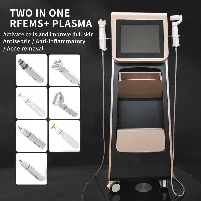 Plasma Ems Rf Skin Care Face Rf Machine Face Beauty Equipment Cold And Hot Plasma Machine Plasma Ozone Pen Skin Epidermal Resurfacing Machine For Faci