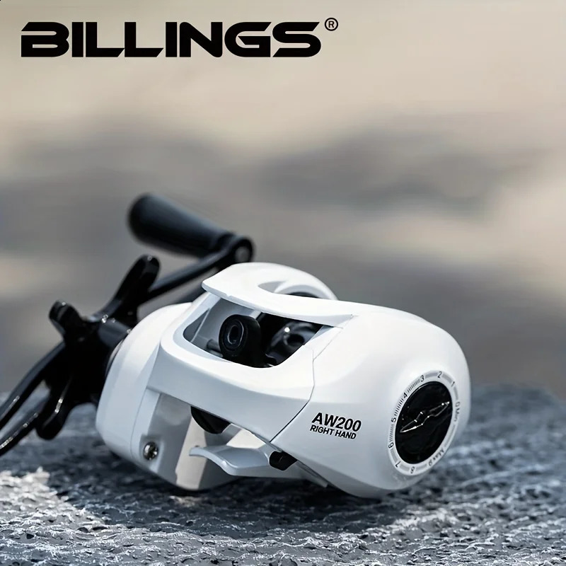 BILLINGS AW 200 Series63 1 Gear Ratio18LB Max DragBaitcasting ReelFor Freshwater Saltwater 241120